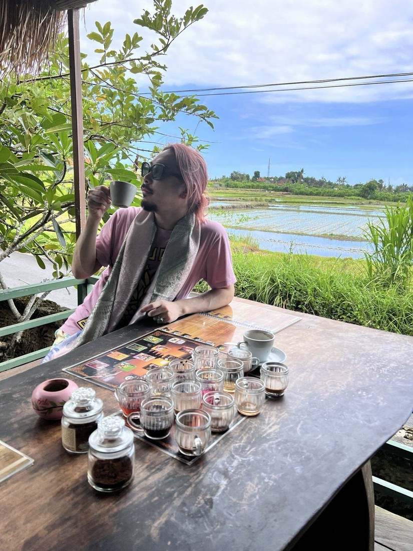 Coffee tasting and travel in Bali